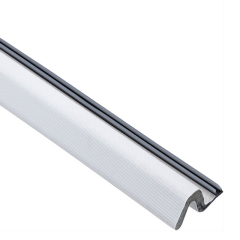 Simply Conserve® 84” Kerf Channel Open Cell Foam Gasket Door Seal, White | QEBD650 84 CS 150