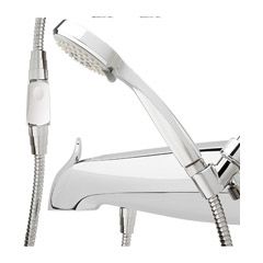 Evolve Tub Spout & 1.5 gpm Hand Shower w/ ShowerStart TSV - EV3746-CP150-SB