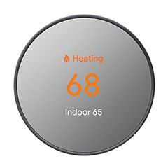Google Nest Thermostat, Charcoal - GA02081-US