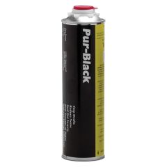 Todol PUR Black Foam for filling gaps and cracks. Black weatherization foam sealant