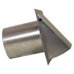 Wall Mounted Aluminum Outdoor Exhaust Hood 885-AL fits 3" or 4", outdoor exhaust hood, wall mounted, ventilation, ventilation accessories 