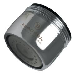 Niagara faucet aerator to help save water. 0.5 gpm faucet aerator for water conservation
