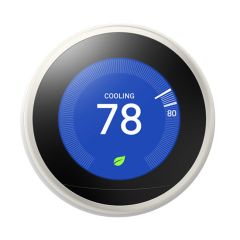 White Google Nest Learning Thermostat, 3rd Generation