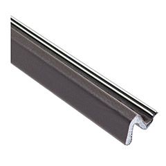 Simply Conserve 84” Kerf Channel Open Cell Foam Gasket Door Seal, Brown | QEBD650 84 B CS 150