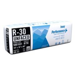 Knauf® EcoBatt® R-30 Unfaced 16" x 48" Fiberglass Insulation Batts (69.33 sq. ft.) | 5001631