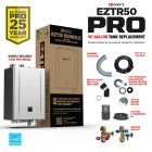 Noritz 180K BTU 9.8 gpm 0.98 UEF Tankless Water Heater Bundle | EZ-TR50