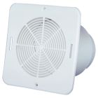 4" or 5" Soffit Vent  White, vent, ventilation, fan 