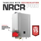 Noritz 199K BTU 11.1 gpm 0.98 UEF Tankless Water Heater w/ Recirculation Pump | NRCR-111DV