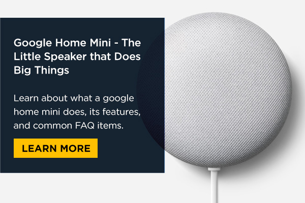 google home mini features & FAQ